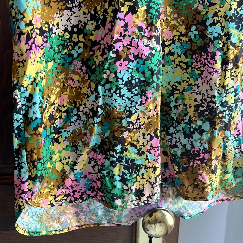 J. Crew Floral Multicolor Shirt Dress - Picture 4 of 8
